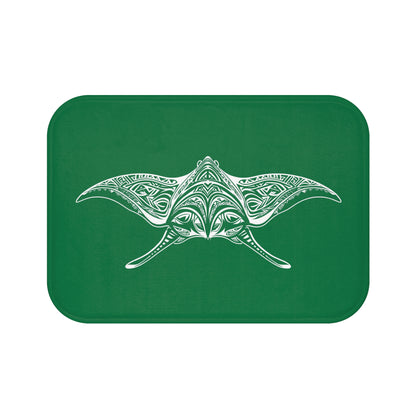Tribal Bath Mat. Ocean Energy, Tribal Style
