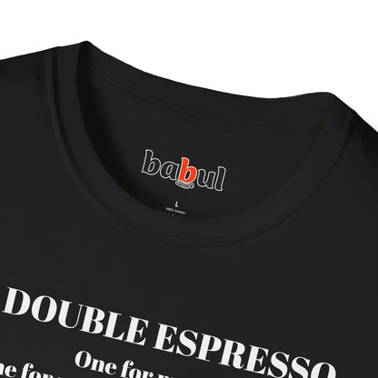 CoffeeTherapy T-Shirt – Irony Is the Best Cure (Right After Coffee)