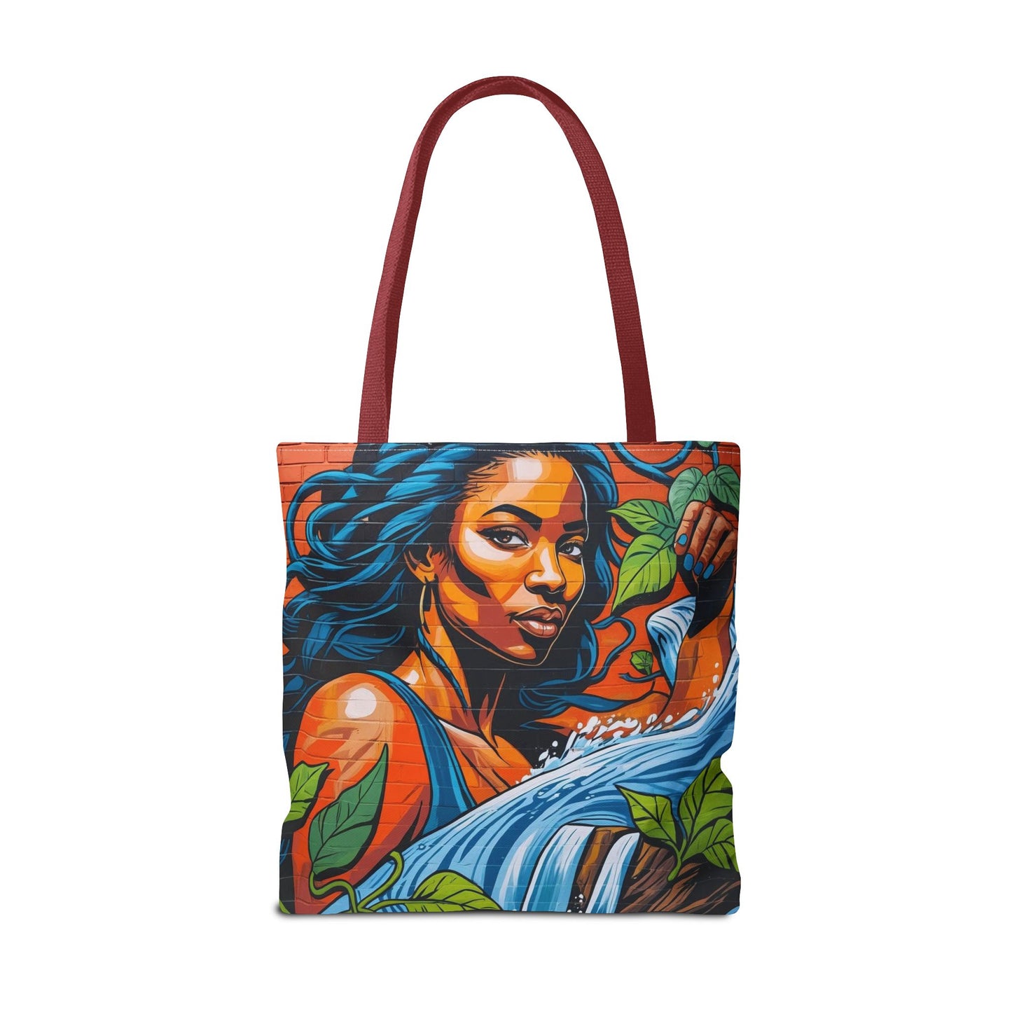 Artistic Surge - Eco-Friendly Canvas Tote Bag - WOMAN WITH WATER