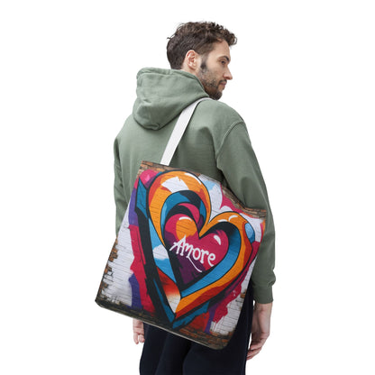 Artistic Surge - Eco-Friendly Canvas Tote Bag - HEART