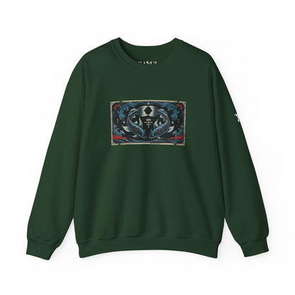 Pisces - Gothic Zodiac Blue Sweatshirt