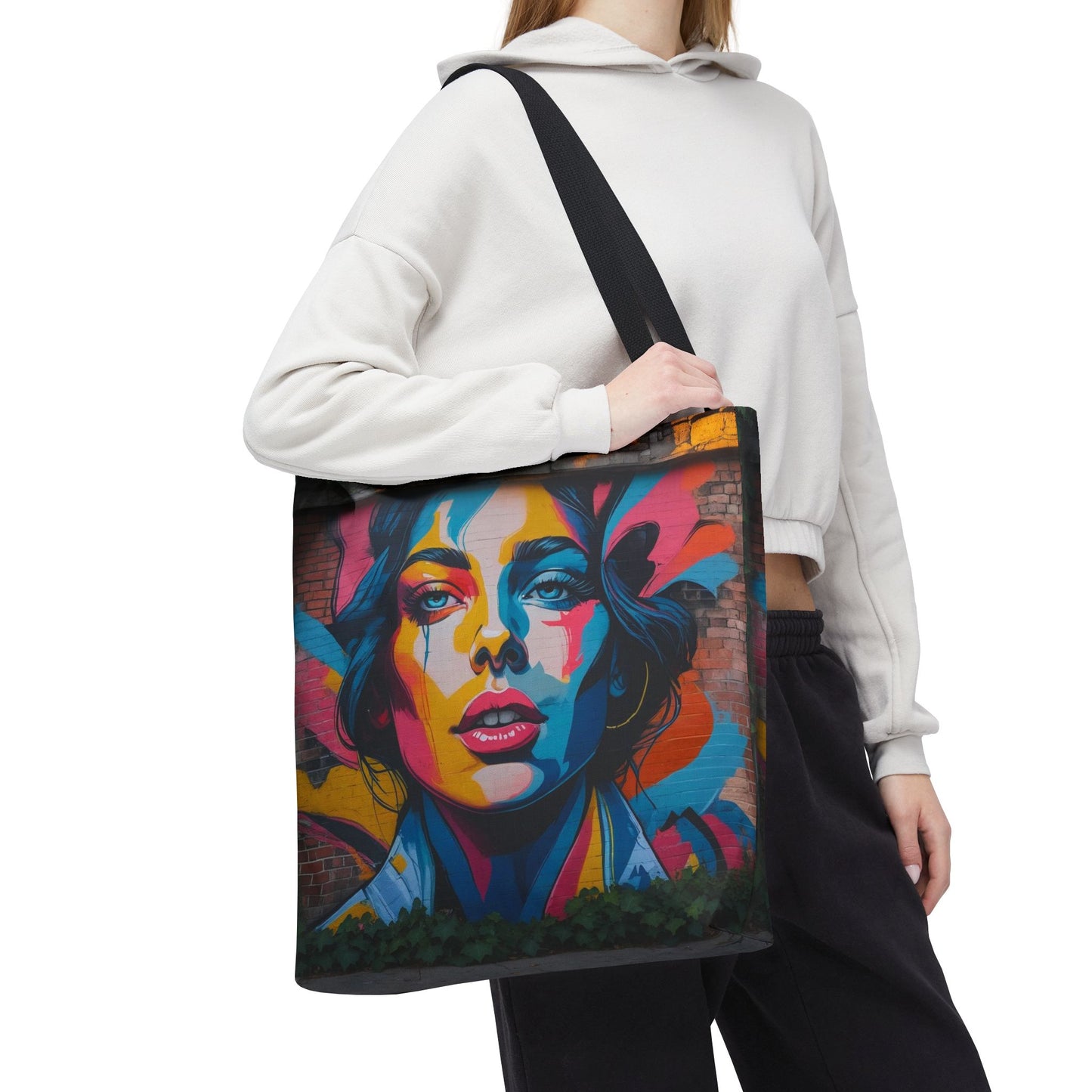 Artistic Surge - Eco-Friendly Canvas Tote Bag - WOMAN'S FACE