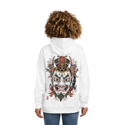 Bold Oni Mask Hoodie - Japanese Irezumi Tattoo Art Streetwear