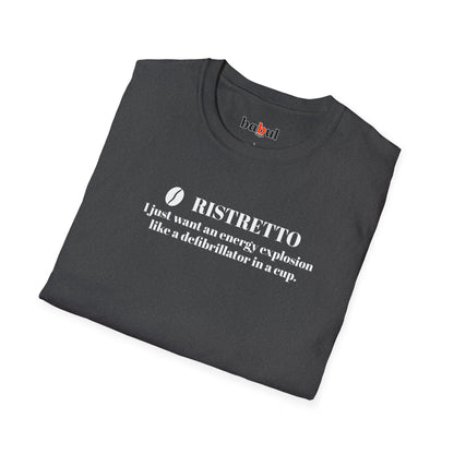 CoffeeTherapy T-Shirt – Irony Is the Best Cure (Right After Coffee)