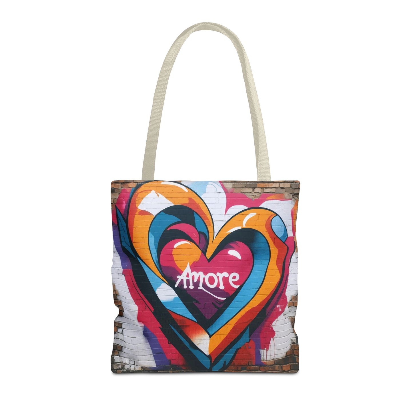 Artistic Surge - Eco-Friendly Canvas Tote Bag - HEART