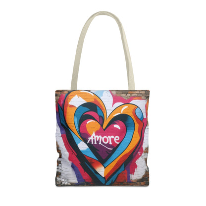 Artistic Surge - Eco-Friendly Canvas Tote Bag - HEART