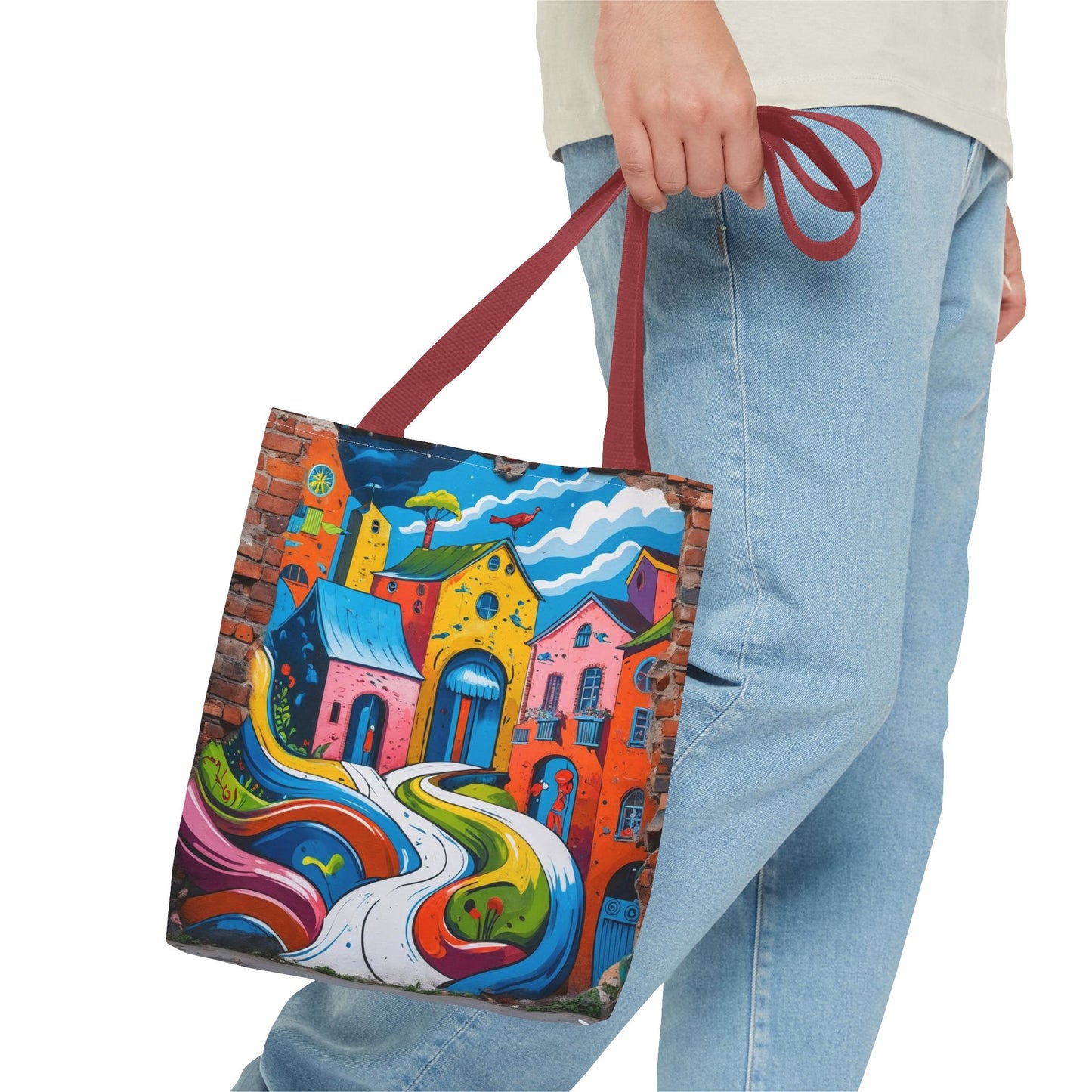 Artistic Surge - Eco-Friendly Canvas Tote Bag - HOUSES