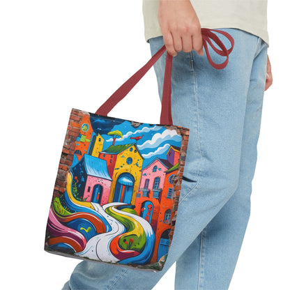 Artistic Surge - Eco-Friendly Canvas Tote Bag - HOUSES