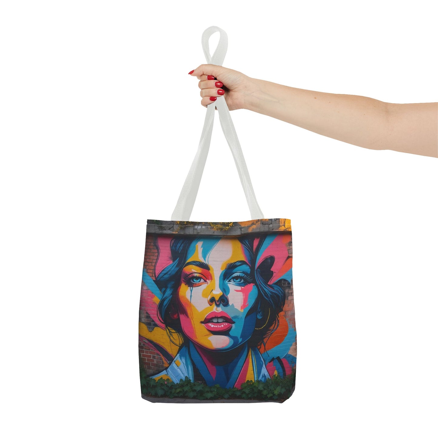 Artistic Surge - Eco-Friendly Canvas Tote Bag - WOMAN'S FACE