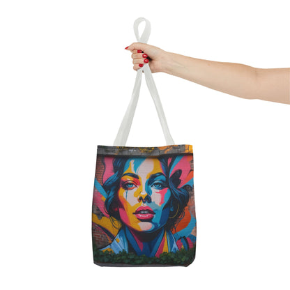 Artistic Surge - Eco-Friendly Canvas Tote Bag - WOMAN'S FACE