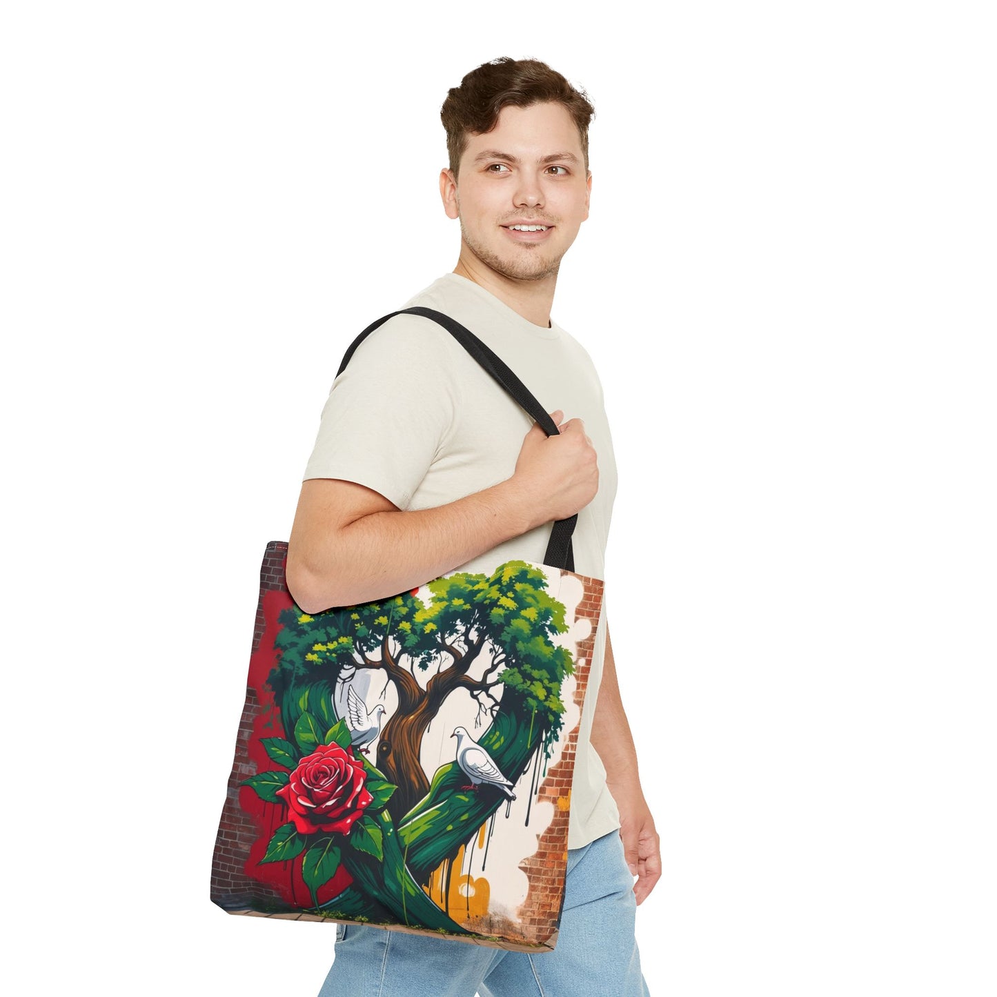 Artistic Surge - Eco-Friendly Canvas Tote Bag - ROSE