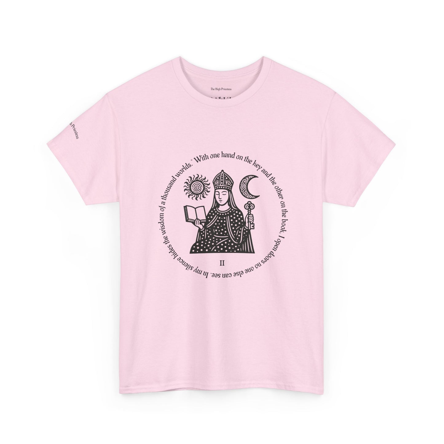 The High Priestess - ArcanaPop T-Shirt – Where Tarot Magic Meets Pop Art