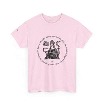 The High Priestess - ArcanaPop T-Shirt – Where Tarot Magic Meets Pop Art