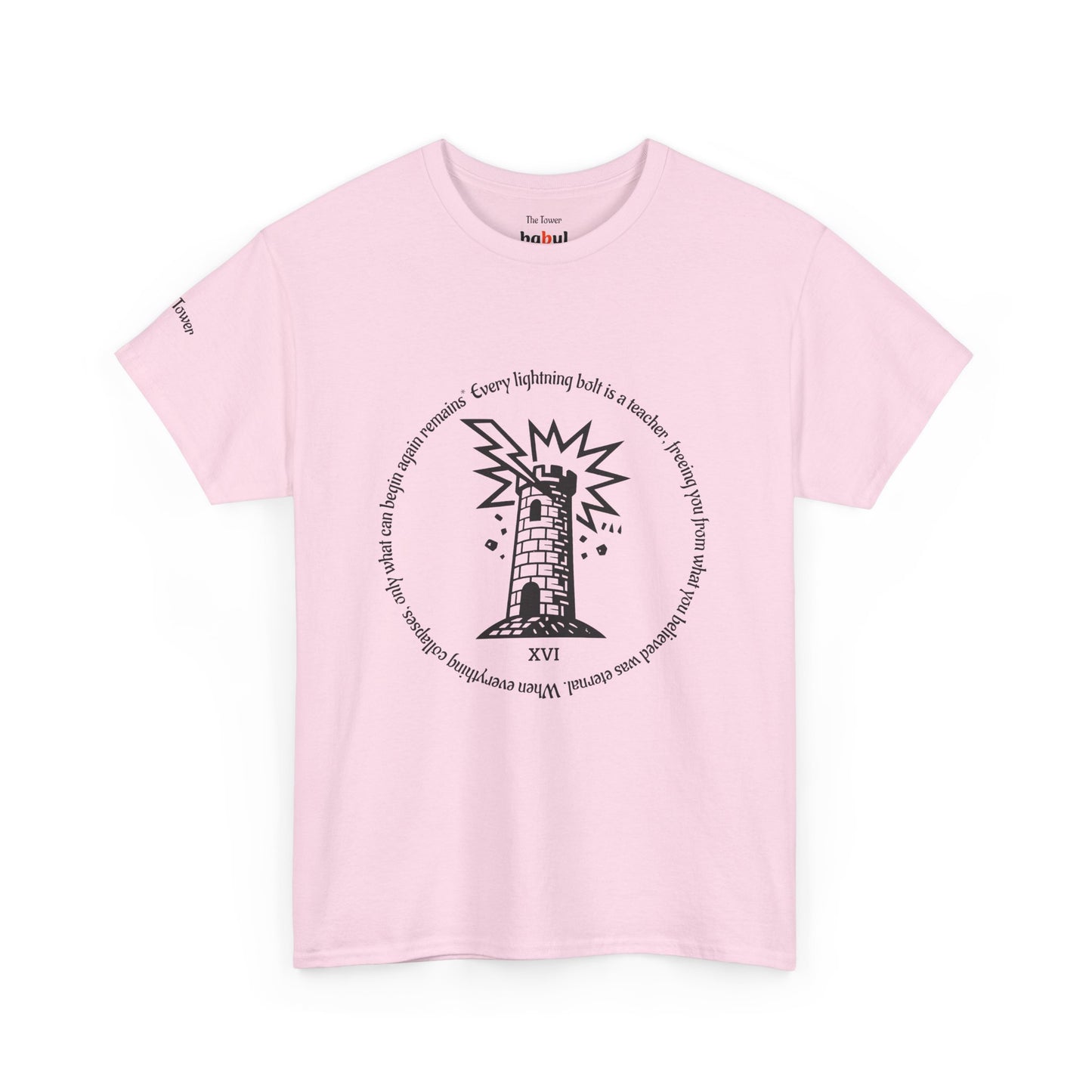 The Tower - ArcanaPop T-Shirt – Where Tarot Magic Meets Pop Art