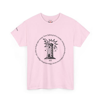 The Tower - ArcanaPop T-Shirt – Where Tarot Magic Meets Pop Art