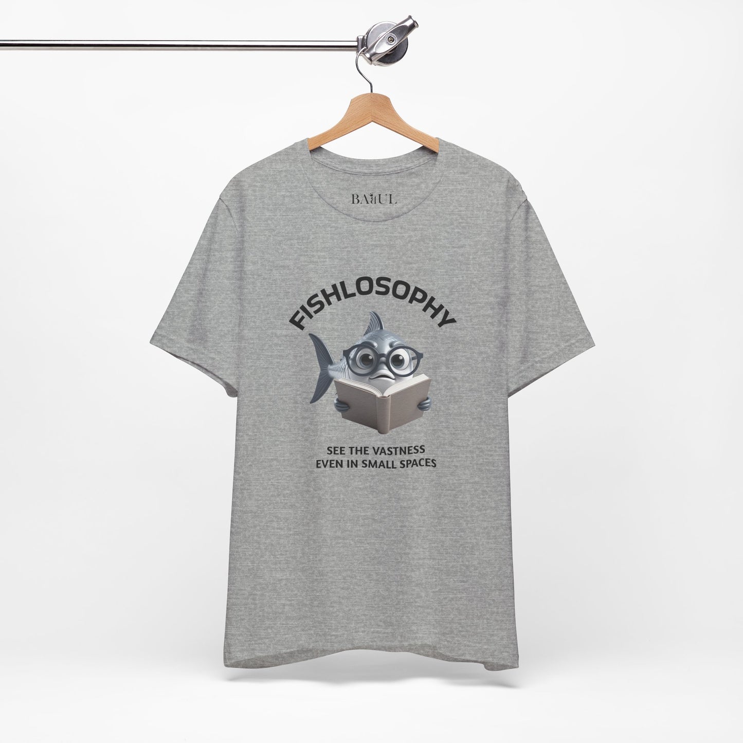Fishlosophy Unisex Jersey Short Sleeve Tee –  See the vastness even in small spaces