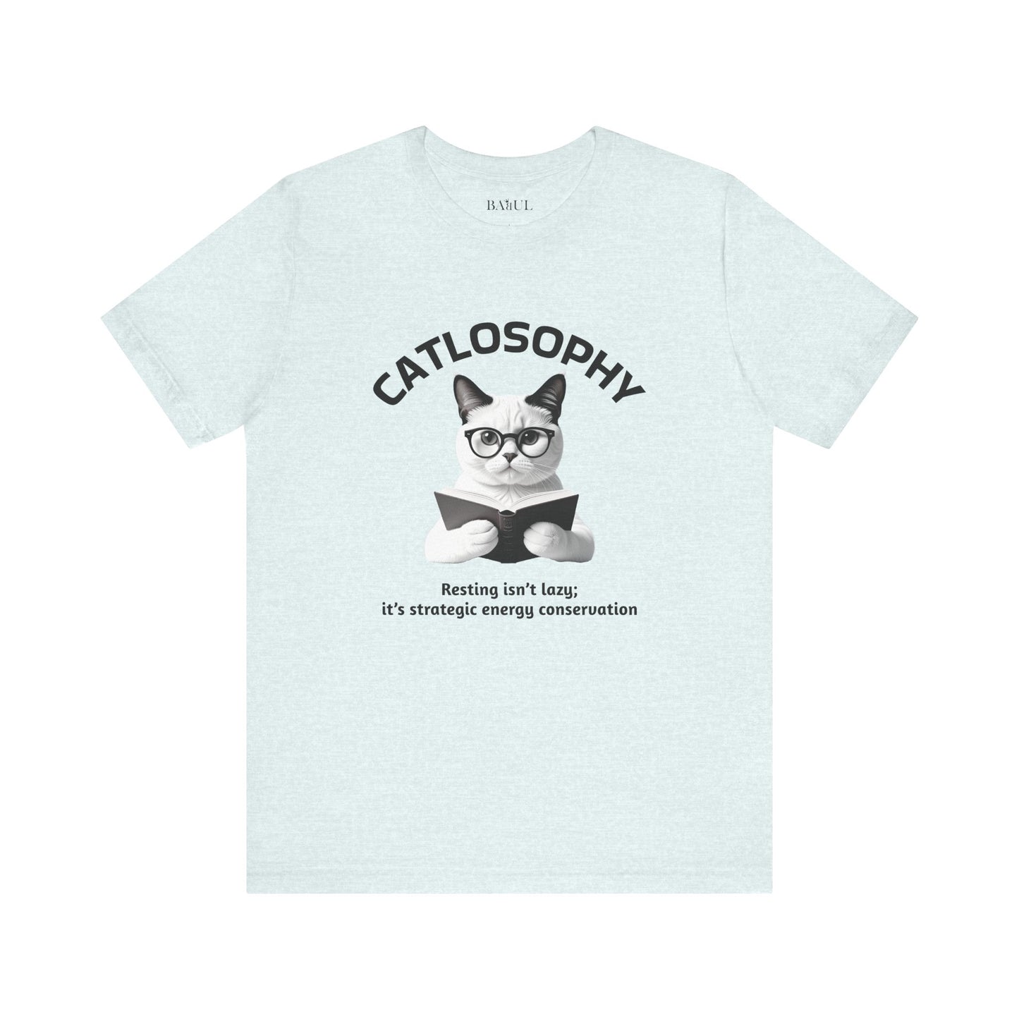 Catlosophy Unisex Jersey Short Sleeve Tee –  "Resting isn't Lazy" Design