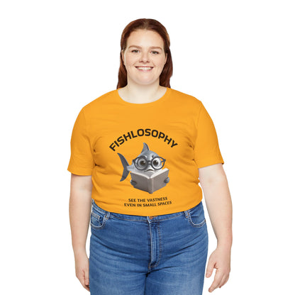 Fishlosophy Unisex Jersey Short Sleeve Tee –  See the vastness even in small spaces