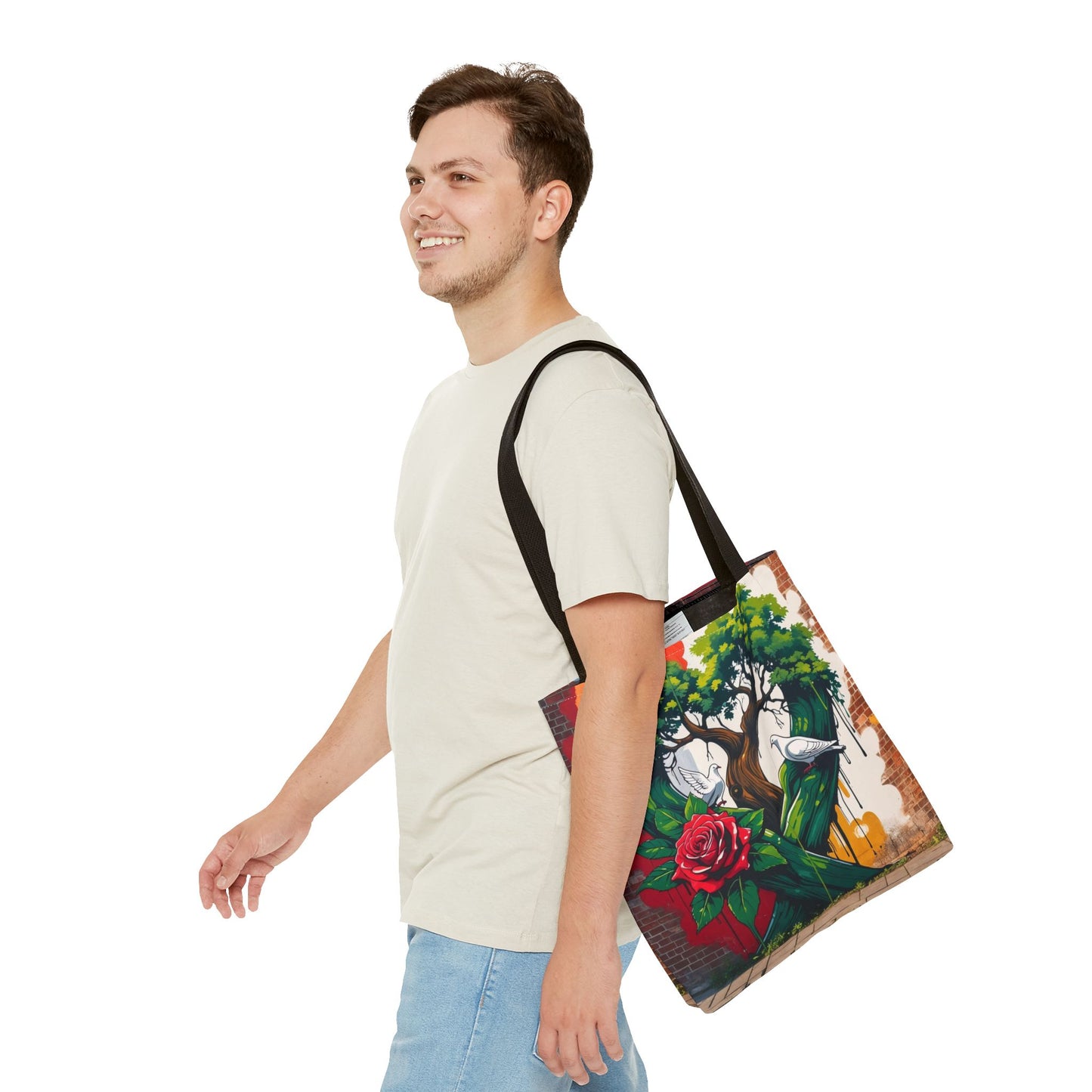 Artistic Surge - Eco-Friendly Canvas Tote Bag - ROSE