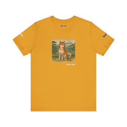 DOGART Unisex Jersey DOG T-Shirt - SUMI-E STYLE - Iconic Painting Reimagined with Dogs