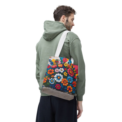 Artistic Surge - Eco-Friendly Canvas Tote Bag - FLOWERS