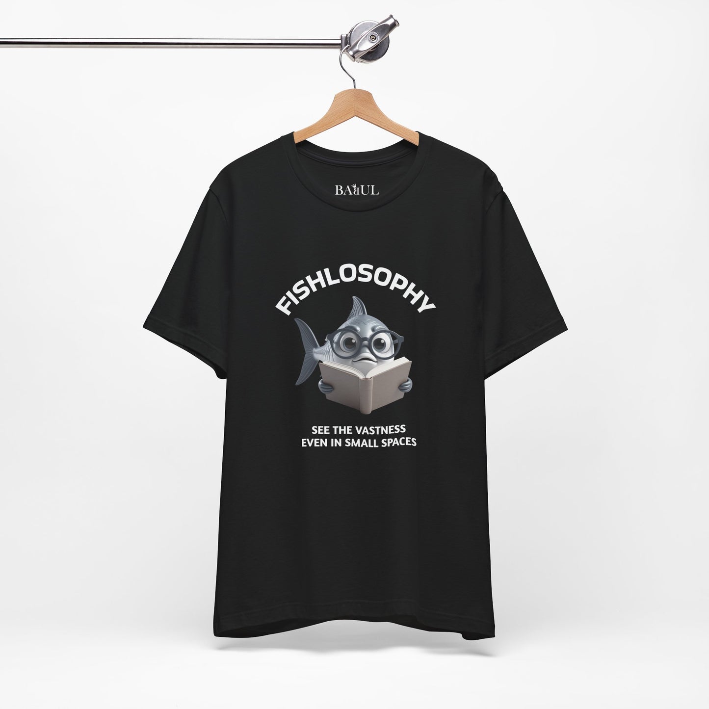Fishlosophy Unisex Jersey Short Sleeve Tee –  See the vastness even in small spaces