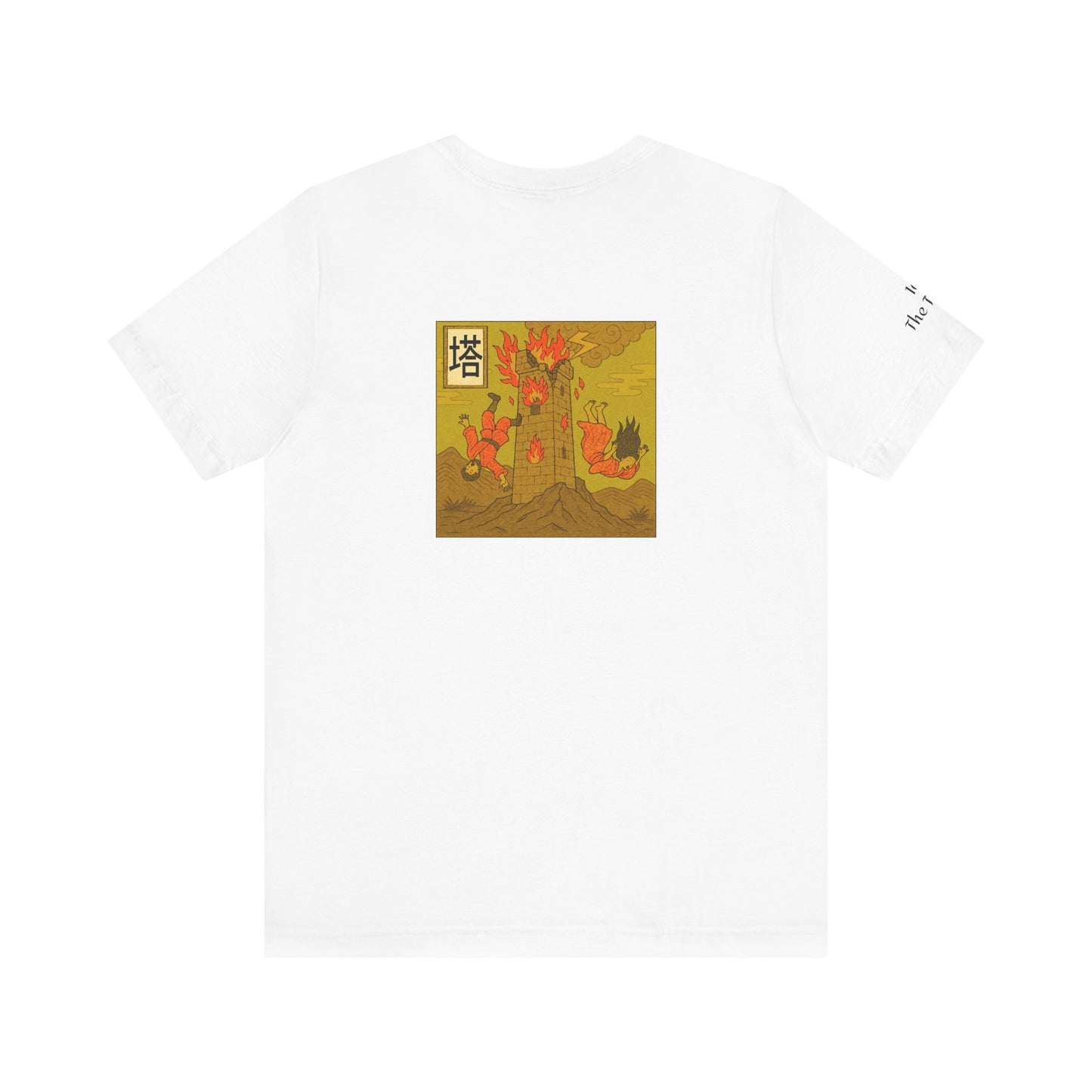 The Tower - Tarot in Ukiyo-e Style