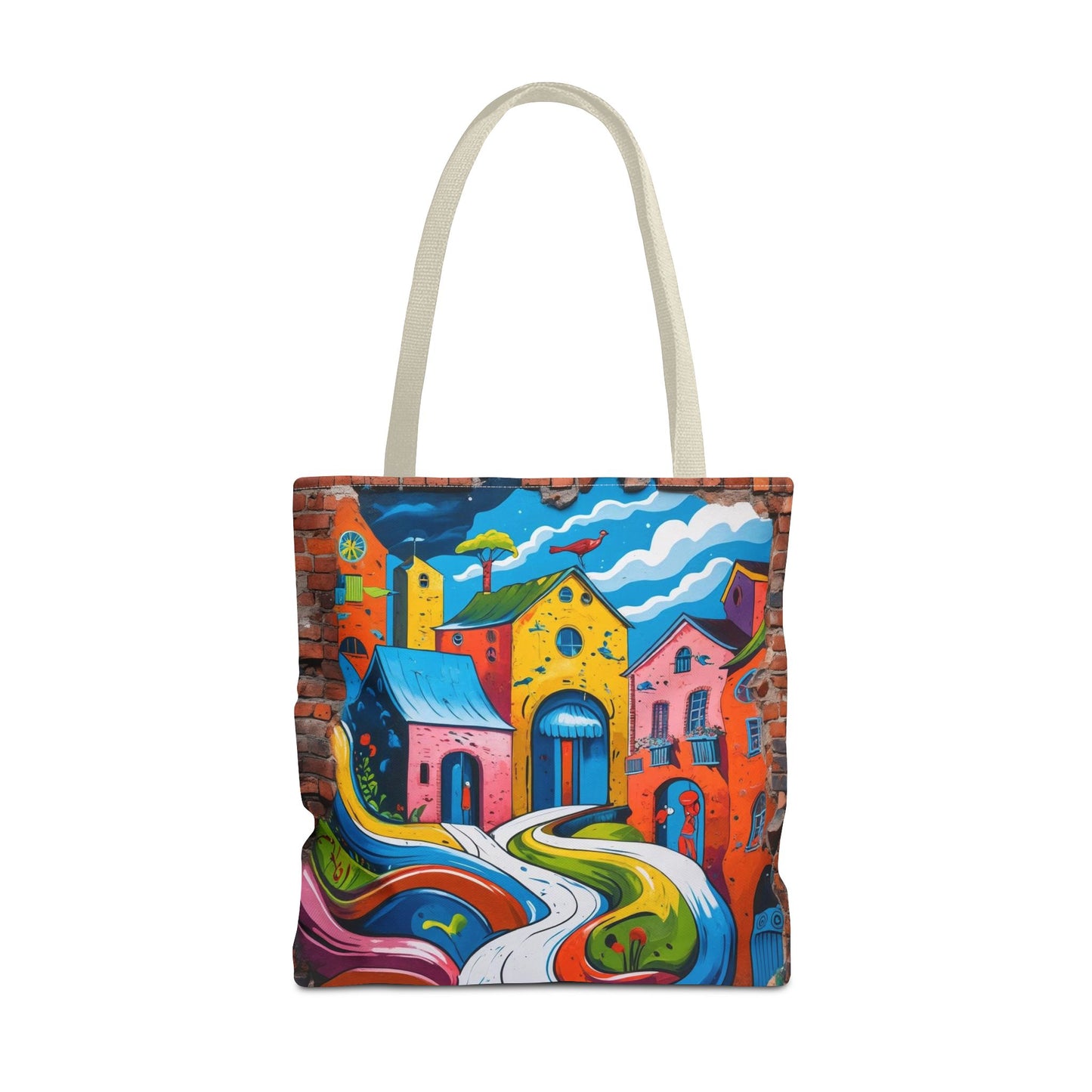 Artistic Surge - Eco-Friendly Canvas Tote Bag - HOUSES