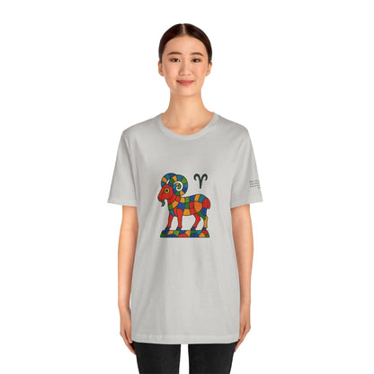 ARIES - T-shirt, The Zodiac in Colors