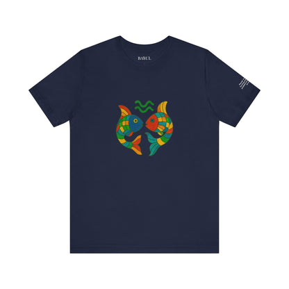 PISCES - T-shirt, The Zodiac in Colors