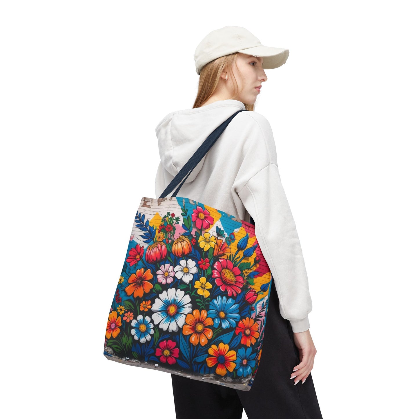 Artistic Surge - Eco-Friendly Canvas Tote Bag - FLOWERS