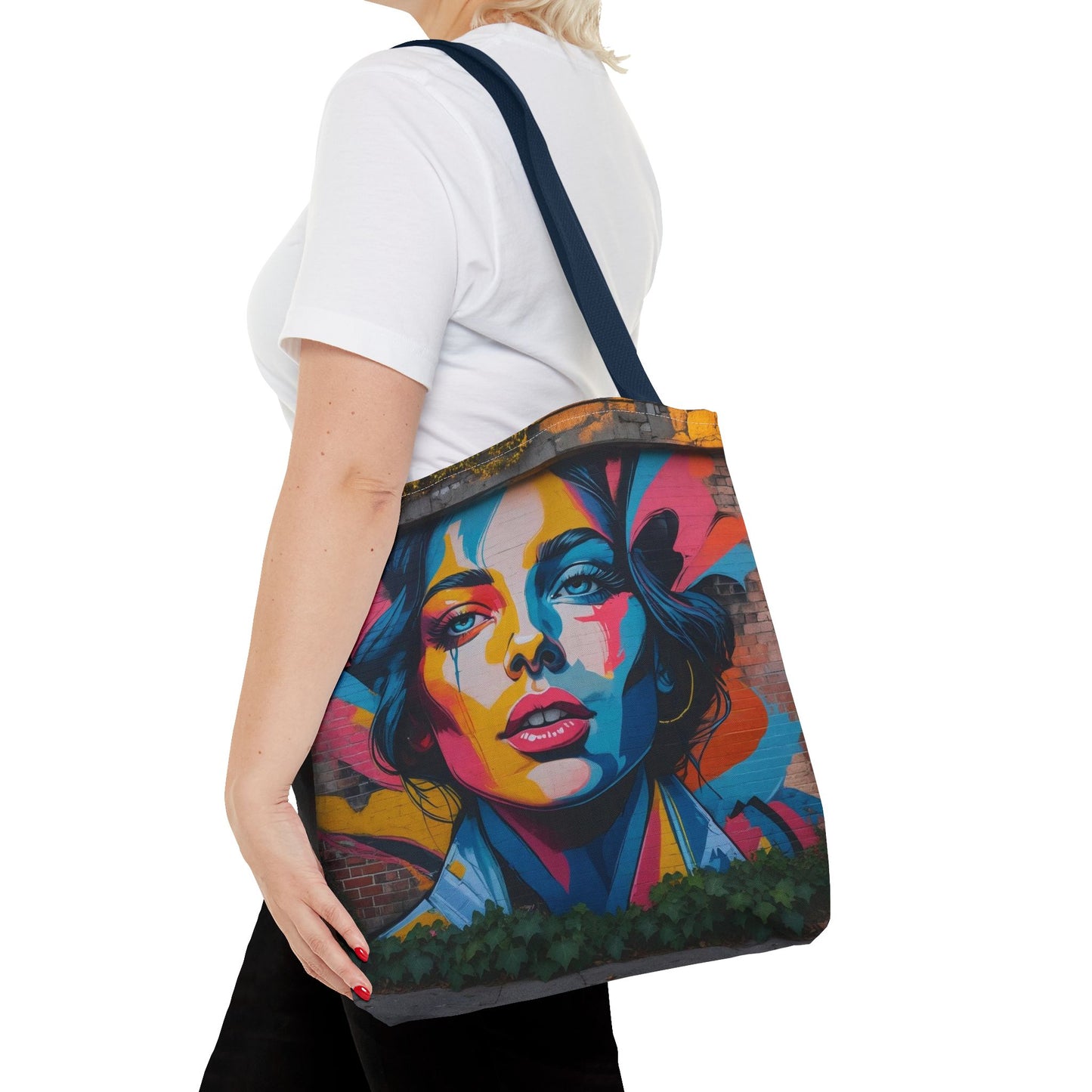 Artistic Surge - Eco-Friendly Canvas Tote Bag - WOMAN'S FACE