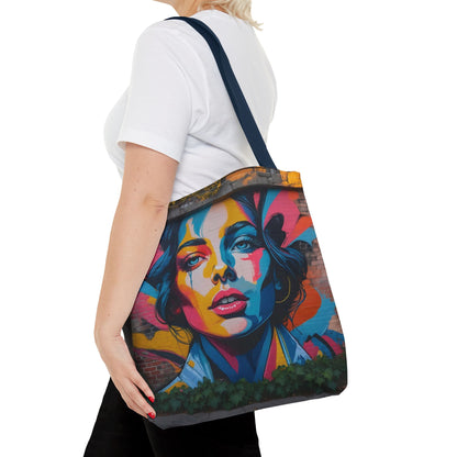 Artistic Surge - Eco-Friendly Canvas Tote Bag - WOMAN'S FACE