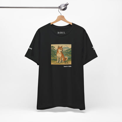 DOGART Unisex Jersey DOG T-Shirt - SUMI-E STYLE - Iconic Painting Reimagined with Dogs