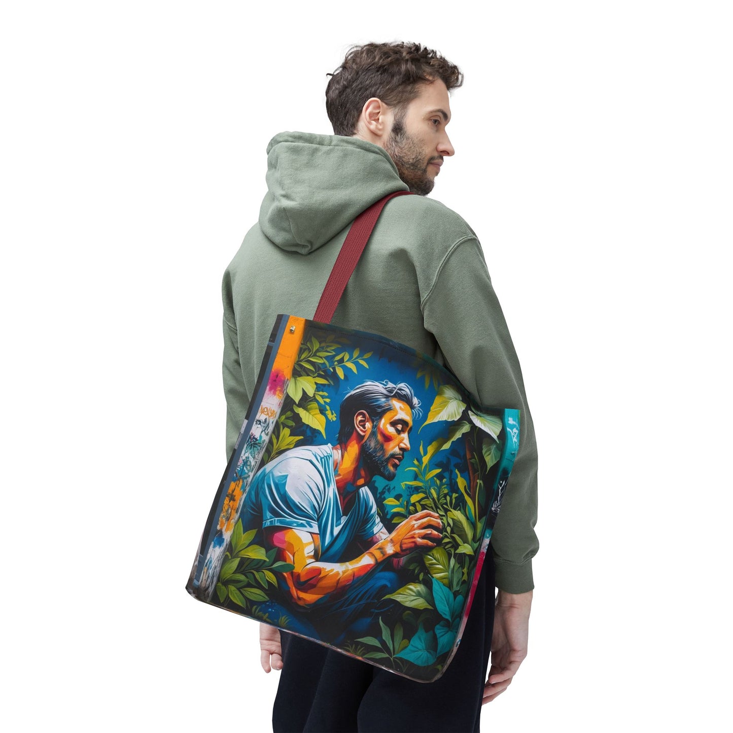 Artistic Surge - Eco-Friendly Canvas Tote Bag - LOVE FOR NATURE