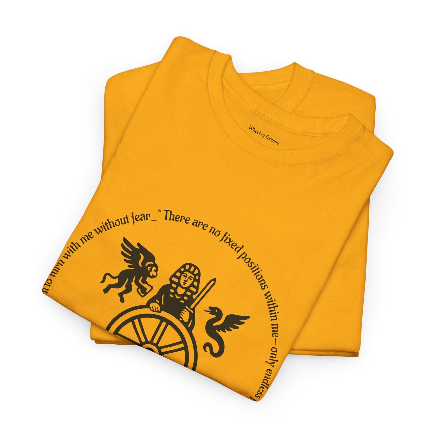 Wheel of Fortune - ArcanaPop T-Shirt – Where Tarot Magic Meets Pop Art