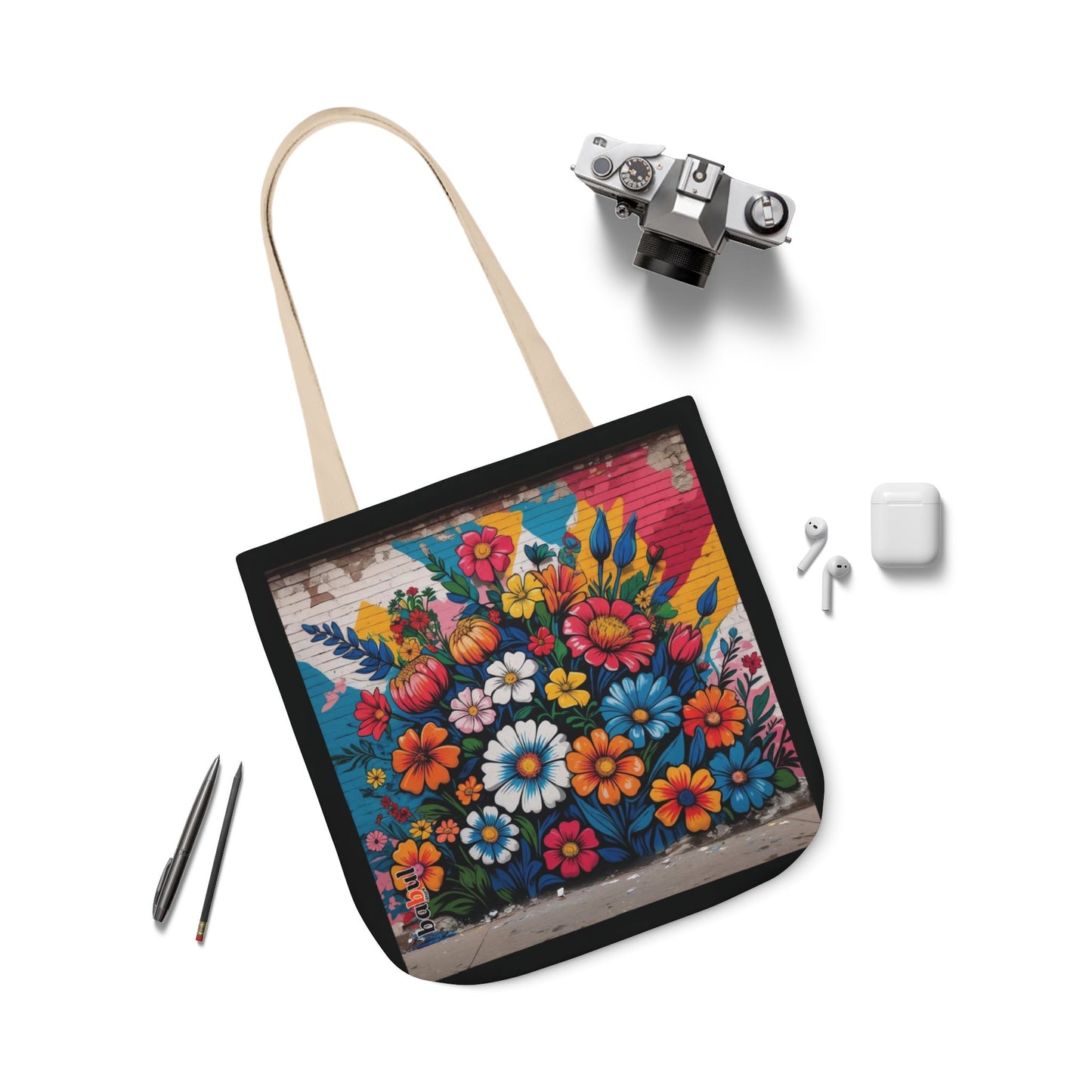 Artistic Surge - Eco-Friendly Canvas Tote Bag - FLOWERS