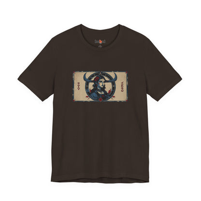 Virgo - Gothic Zodiac T-Shirt. Zodiac in the Shadows