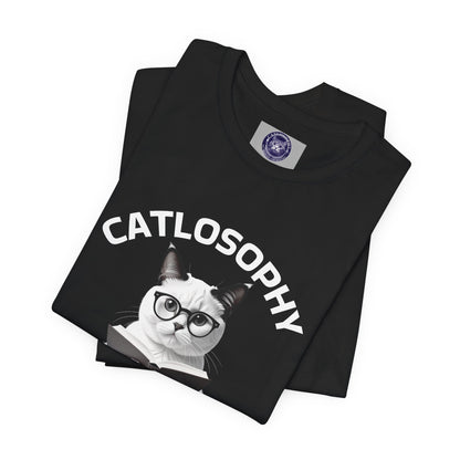 Catlosophy Unisex Jersey Short Sleeve Tee –  "Resting isn't Lazy" Design