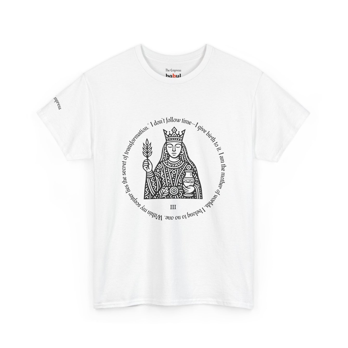 The Empress - ArcanaPop T-Shirt – Where Tarot Magic Meets Pop Art