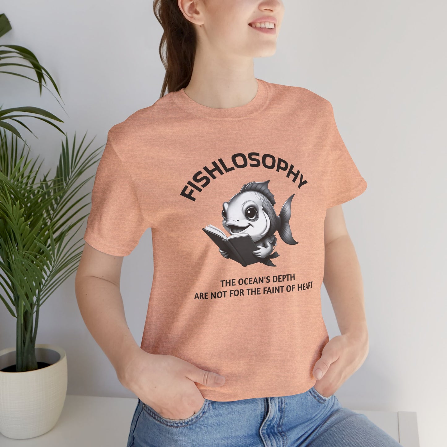 Fishlosophy Unisex Jersey Short Sleeve Tee –  The Ocean' depth is not for the faint of heart