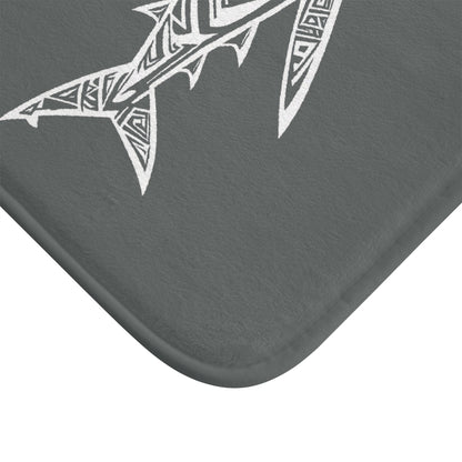 Tribal Bath Mat. Ocean Energy, Tribal Style