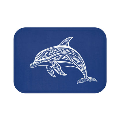 Tribal Bath Mat. Ocean Energy, Tribal Style
