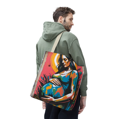 Artistic Surge - Eco-Friendly Canvas Tote Bag - MATERNITY