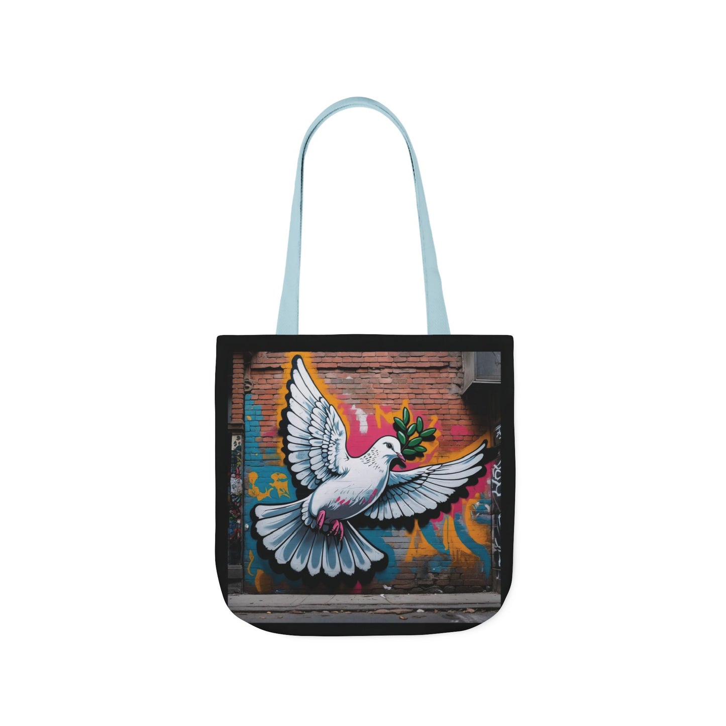 Artistic Surge - Eco-Friendly Canvas Tote Bag - PEACE