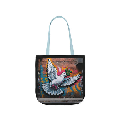 Artistic Surge - Eco-Friendly Canvas Tote Bag - PEACE