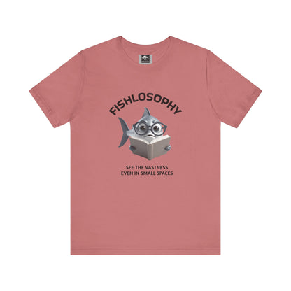 Fishlosophy Unisex Jersey Short Sleeve Tee –  See the vastness even in small spaces