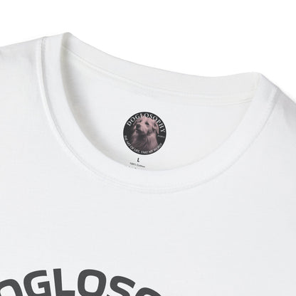 Doglosophy  Unisex Softstyle T-Shirt - "Happiness is a Warm Sunbeam" Design