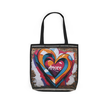 Artistic Surge - Eco-Friendly Canvas Tote Bag - HEART