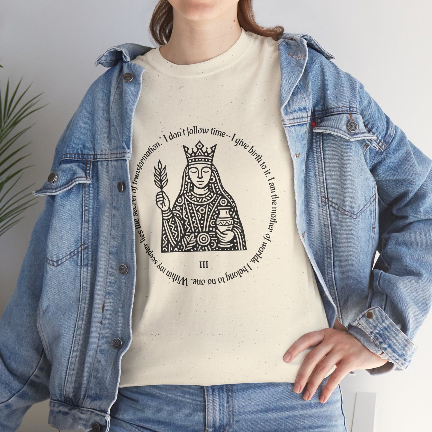 The Empress - ArcanaPop T-Shirt – Where Tarot Magic Meets Pop Art